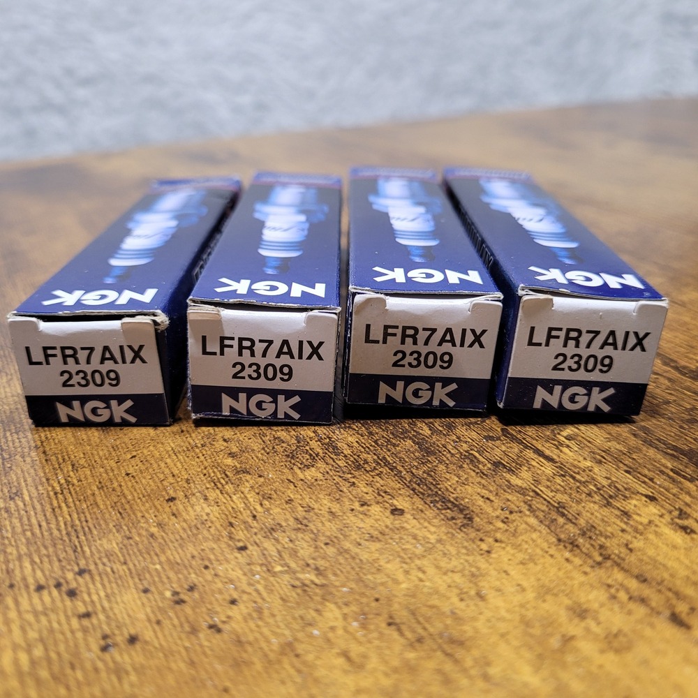 NGK LFR7AIX 2309 Iridium Spark Plugs - Set of 4 - New in Box